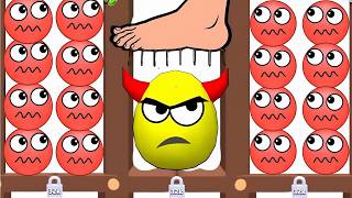 3×3 Challenge Gameplay 😂 DUMB VS SMART Hide Ball 🆚 Lucky Balls 🆚 Draw To smash Gameplay live screenshot 4