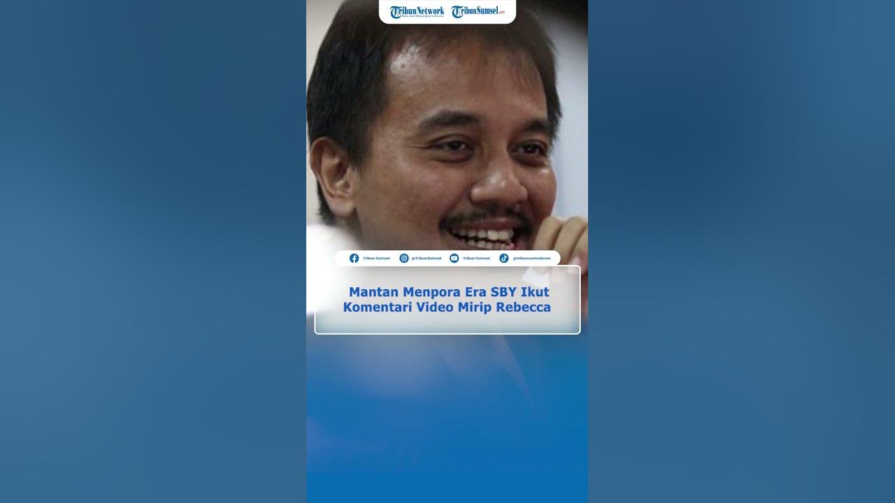 Mantan Menpora Era SBY Ikut Komentari soal Video 47 Detik Mirip Rebecca Klopper