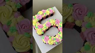 Number 5 Cake! #cupcake #trending #viral #baking #explore #cake #anniversary #foodblogger