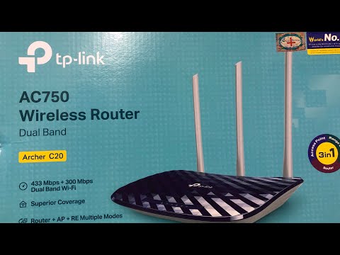 TP-Link Archer C20 Router Unboxing And Short Review | AC750 Wireless Router Dual Band