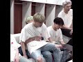 Taehyung grabbed seokjin by waist and pulled him on his lap  taejin