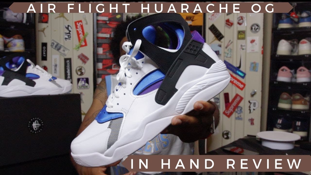 These are for the OGs! LOW KEY LIMITED & They Sold Out! Nike Air Flight  Huarache OG in hand review! 
