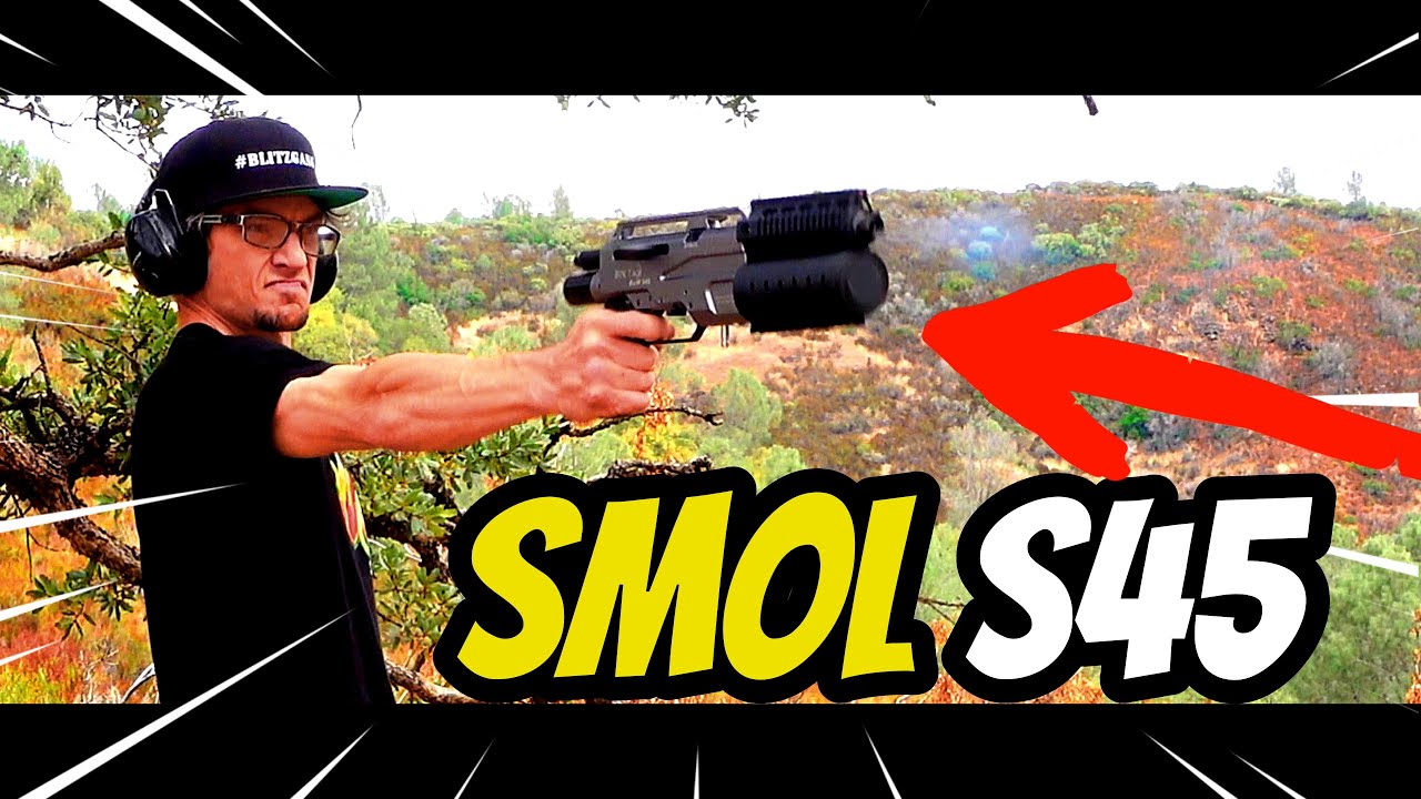 Worlds SMALLEST 457 Caliber S45 SEMI AUTO AIR PISTOL! 200+FPE!? macabespeed YouTube
