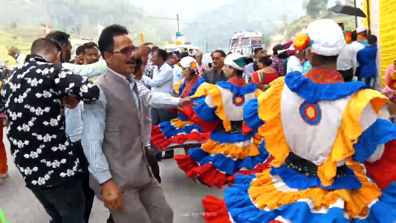 latest kumauni chaliya dance in pithoragarh 2022
