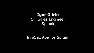 InfoSec App for Splunk