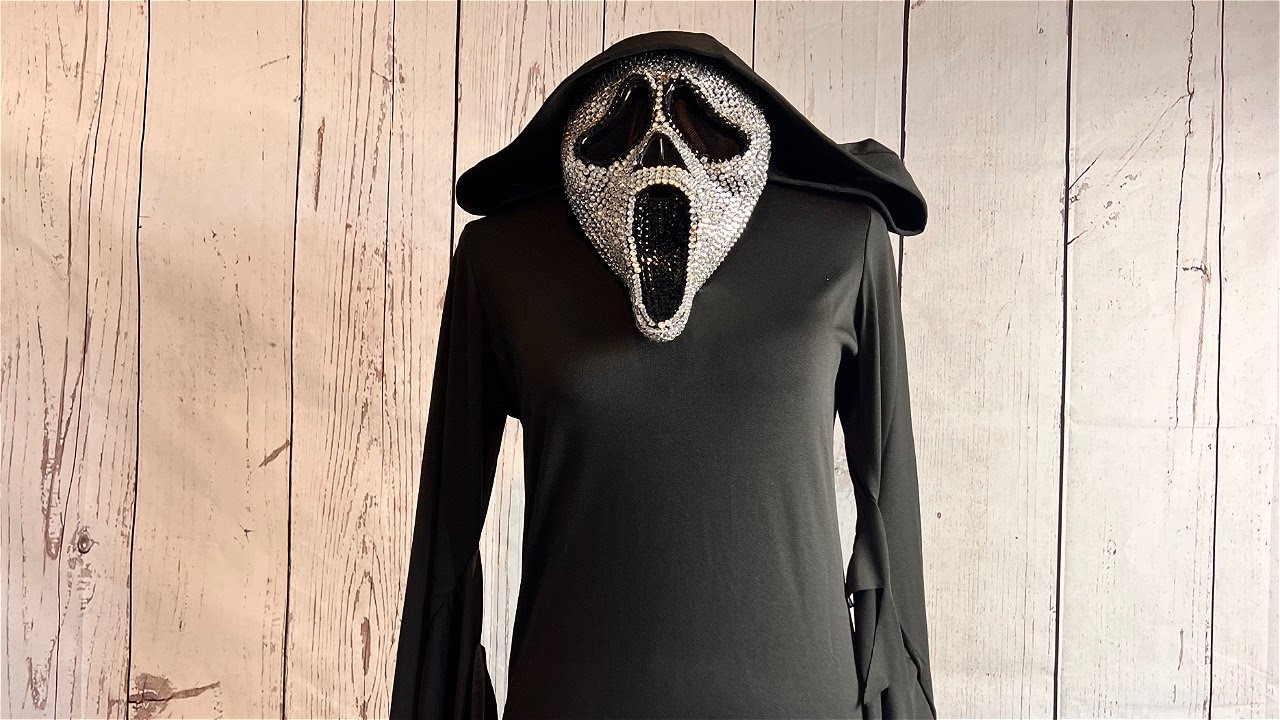 Spirit Halloween Ghost Face Kids Bling Dress Costume Review