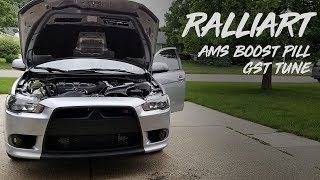Ralliart AMS Boost Pill and GST Tune Install