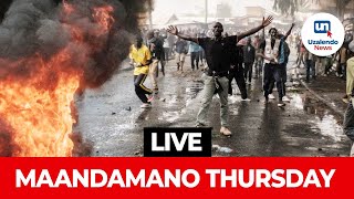 Maandamano Thursday Kicks Off in Various Parts of the Country