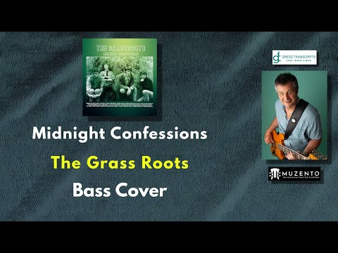 Midnight Confessions   The Grass Roots   Bass Cover   Request