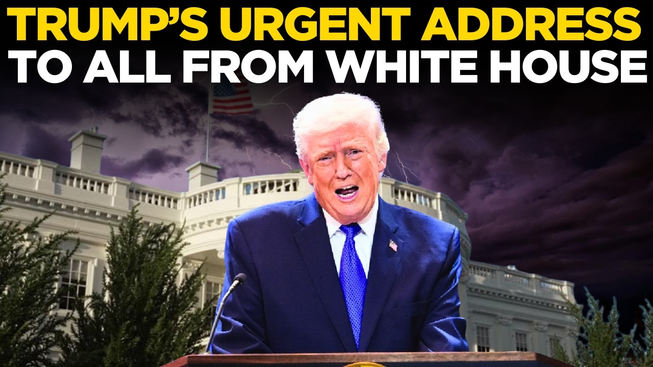 Donald Trump LIVE: Trump's Stunning Announcement | Trump Latest News LIVE | US News | White House