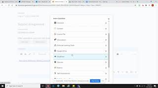 How to Submit an assignment on E Class