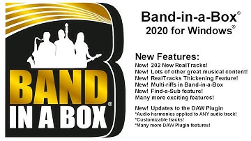 Band-in-a-Box® 2020 - Everything you need to know in under 6 minutes!* (plus the 49-PAK!)
