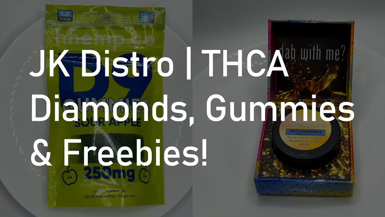 JK Distro | August Unboxing: THCA Diamonds, Gummies & Freebies