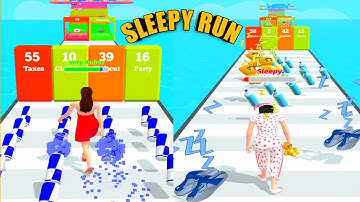 Sleepy Run - Gameplay All Levels Android,ios