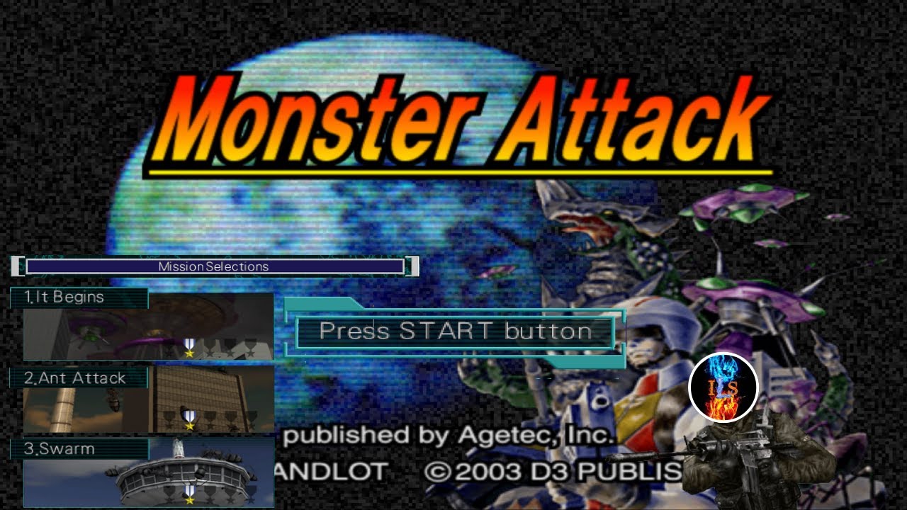 Monster Attack (PS2) — Mission 1–3 Complete | Gameplay Part 1