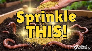 Sprinkle This Once - And Worms Will Flood Your Raised Bed Like Magic