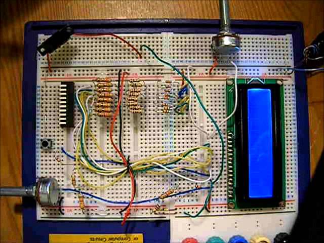 Hitachi HD44780 LCD display 
