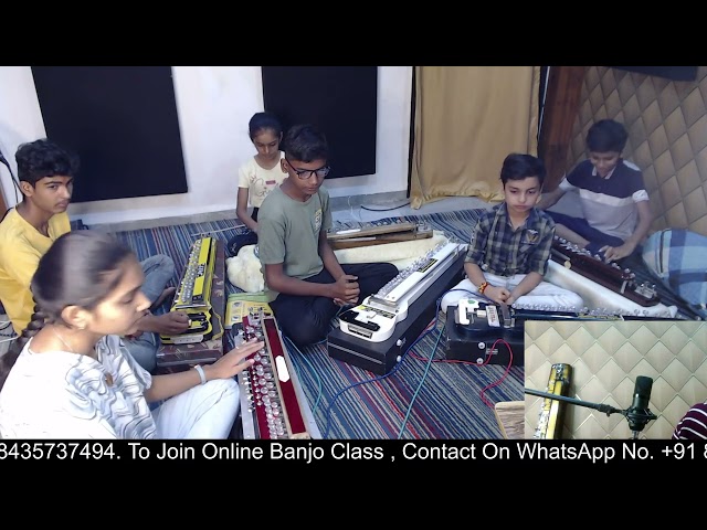 SSS Offline Banjo Class | Laykari Riyaj on Banjo With Palta | Surbhi Swar Sangam class=