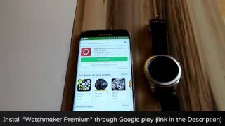 HowTo Set Up Galaxy S8 Watch Face with Watchmaker (Galaxy Gear Tizen) screenshot 5