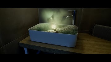 Blender VFX | Storm in the Sink | Rendered in Eevee | Ocean Wave Shader |