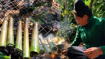 Pa Pỉnh Tộp với Cơm Lam Mẹ Làm. Ẩm Thực Tây Bắc | Duy Thao