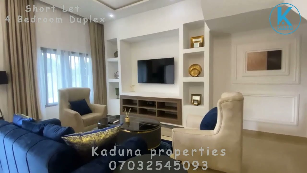 4 Bedroom serviced Apartment for short-let in the heart of Kaduna State