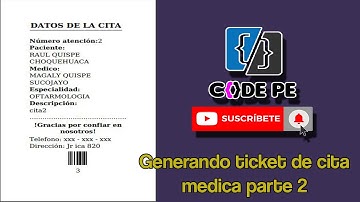 34.CREANDO UN SISTEMA DESDE 0 CON PHP, JAVASCRIPT Y AJAX - DISEÑANDO EL TICKET DE LA CITA (PARTE 2)