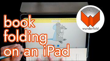 How to mark a book for folding using only Wunderfold and an iPad