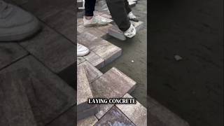The Art of Locking Paving Blocks!#shortvideos #creativeworkman
