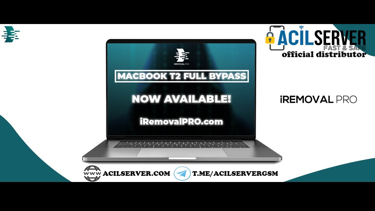Macbook T2 NEW iBridgeOS 7.X - Bypass With Iremovalpro WindowsTool
