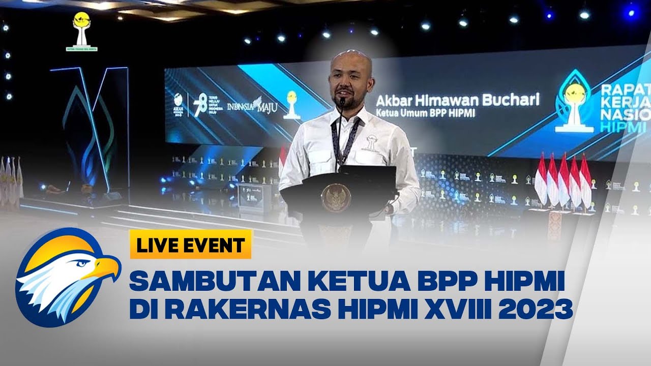 Sambutan Ketua Umum BPP HIPMI di Rakernas HIPMI ke-XVIII 2023