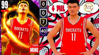 HERO DARK MATTER YAO MING GAMEPLAY! THIS YAO COSTS 4 MILLION MT BUT IS HE WORTH IT? NBA 2K23 MyTEAM