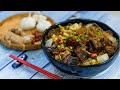 Braised Pork Belly With Vermicelli Noodles & Napa Cabbage (猪肉白菜炖粉条)