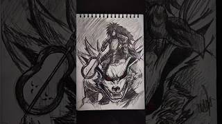 MADARA X KURAMA drawing 😱#drawing#animedrawing#naruto#madara#anime