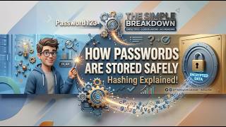 How Passwords Are Stored Safely — Hashing Explained in 3D