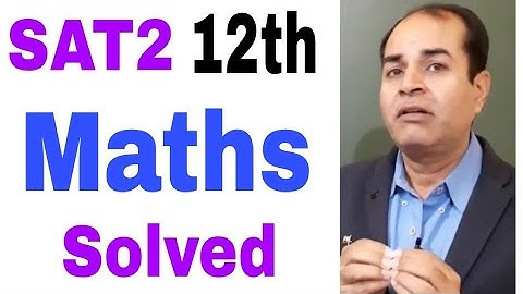 maths class 12 SAT2 hbse solved Question paper by vijay kumar