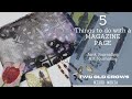 5 Ways to Use a Magazine Page in your Junk Journal or Art Journal