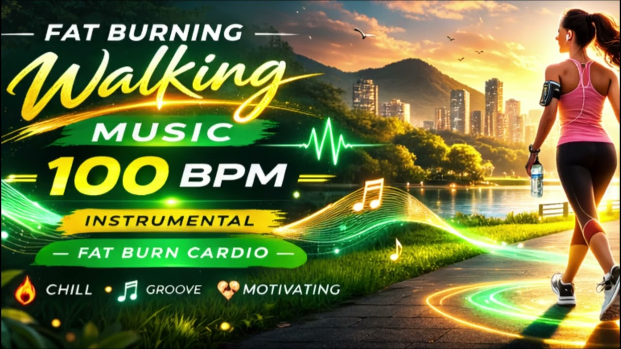 FAT BURNING WALKING MUSIC 110 BPM | 60 MIN WALKING FOR WEIGHT LOSS | VOL 3