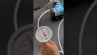 AQUA CRUZE RO BOOSTER PUMP 100GPD. PRESSURE CHECK.....