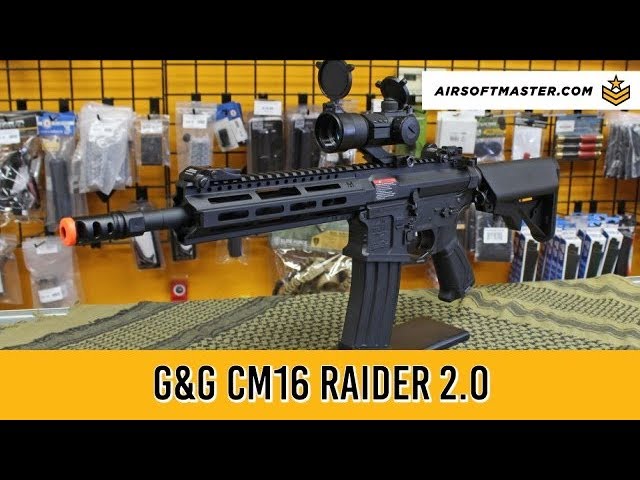 G&G Combat Machine CM16 Raider 2.0 Airsoft Gun Review - YouTube