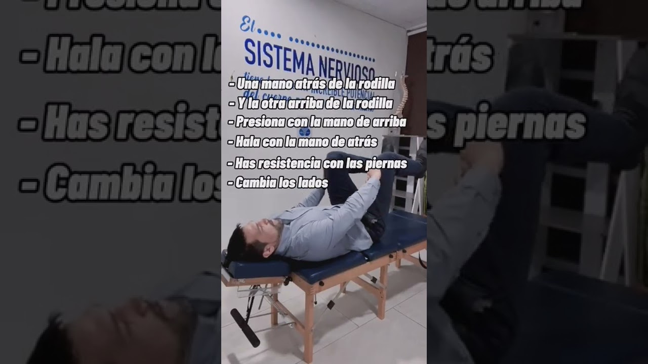 Ejercicios para el sacro ✅