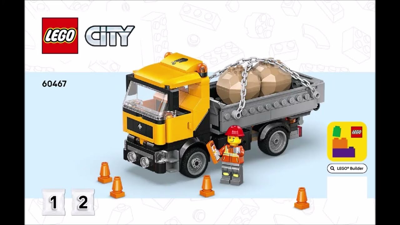 LEGO 60467 Instructions | City | Tow Truck | Book 1: Dump Truck