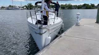Spring out the Stern - View from the Bow