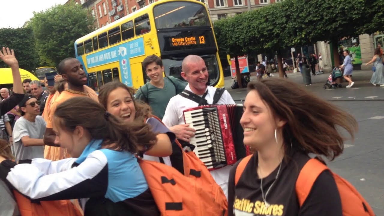 Sundar Nitai Prabhu of Harinama Ruci Chants Hare Krishna in Dublin and Many Dance