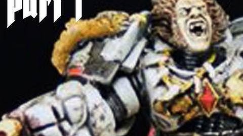 How to paint Space Wolves Space Marine part 1 by Lester Bursley