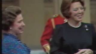 Fragmenten bezoek Beatrix aan Engeland 1982