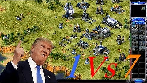 Red Alert 2 Nước Mĩ Vĩ Đại 1 Vs 7 Brutal AI