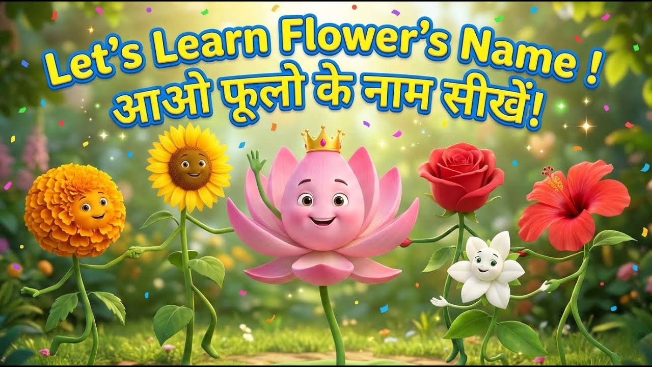 Flowers Ka Magic, Flower Safari | फूलों की सैर, आओ पहचानें फूल!