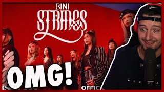 Strings Official Music Video | BINI REACTION!