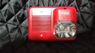 Rare system sensor spectralert classic chime strobe fire alarm all tones test